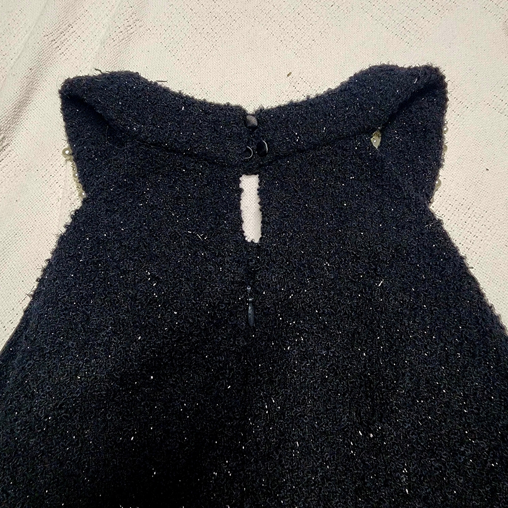 H&M Black Sleeveless Halter Mini Dress - Picture 6 of 9